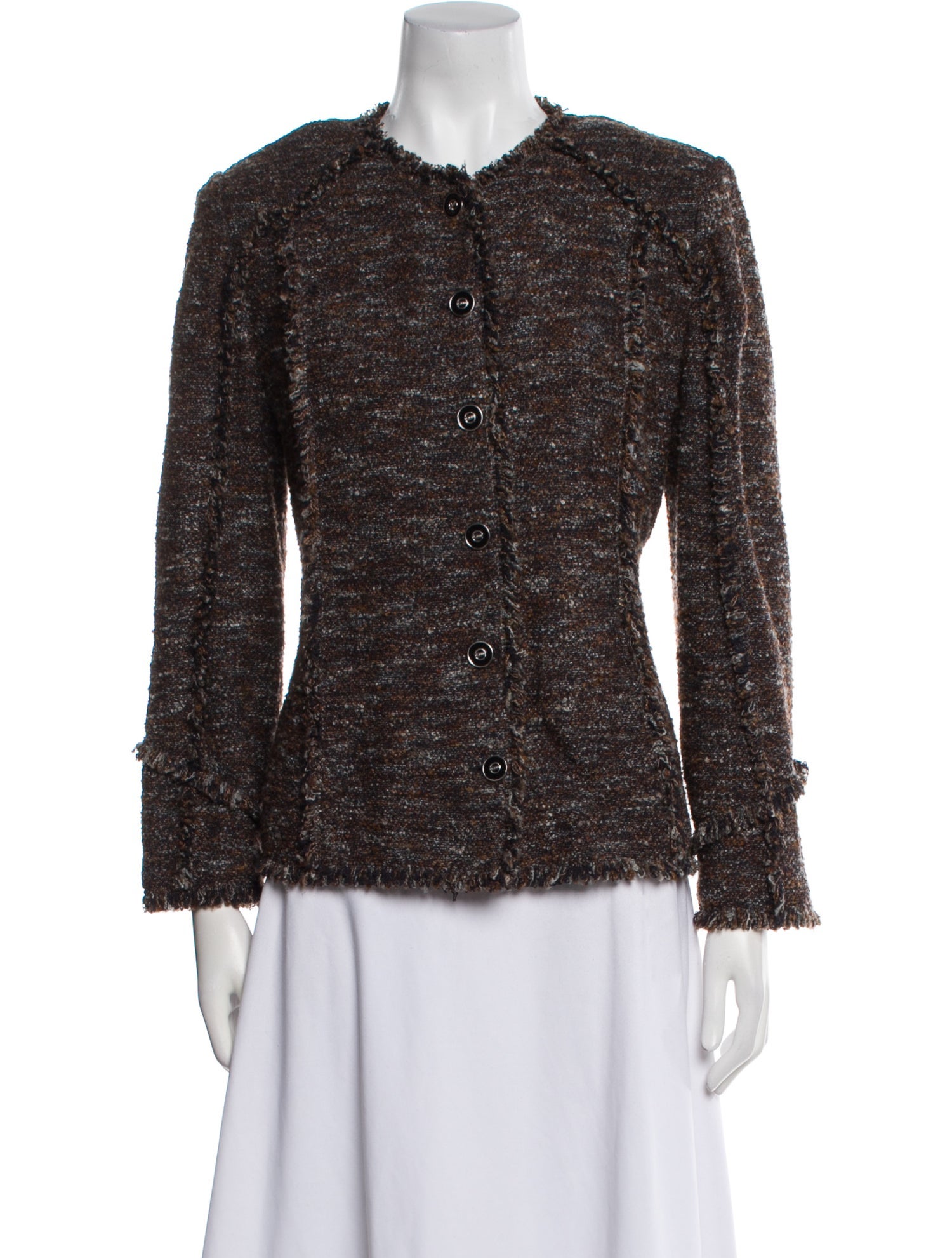 St. John Collection Printed Evening Jacket