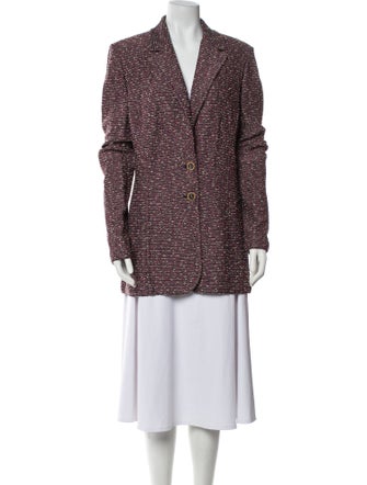 St. John Collection Wool Tweed Pattern Evening Jacket
