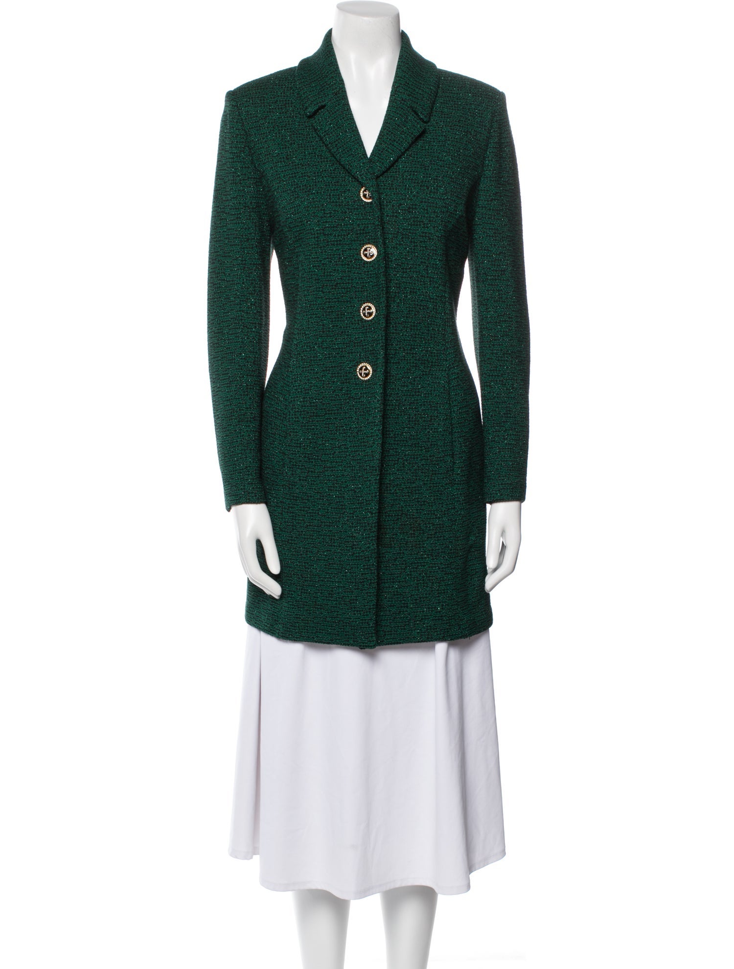 St. John Collection Wool Peacoat