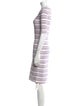 St. John Collection Striped Knee-Length Dress