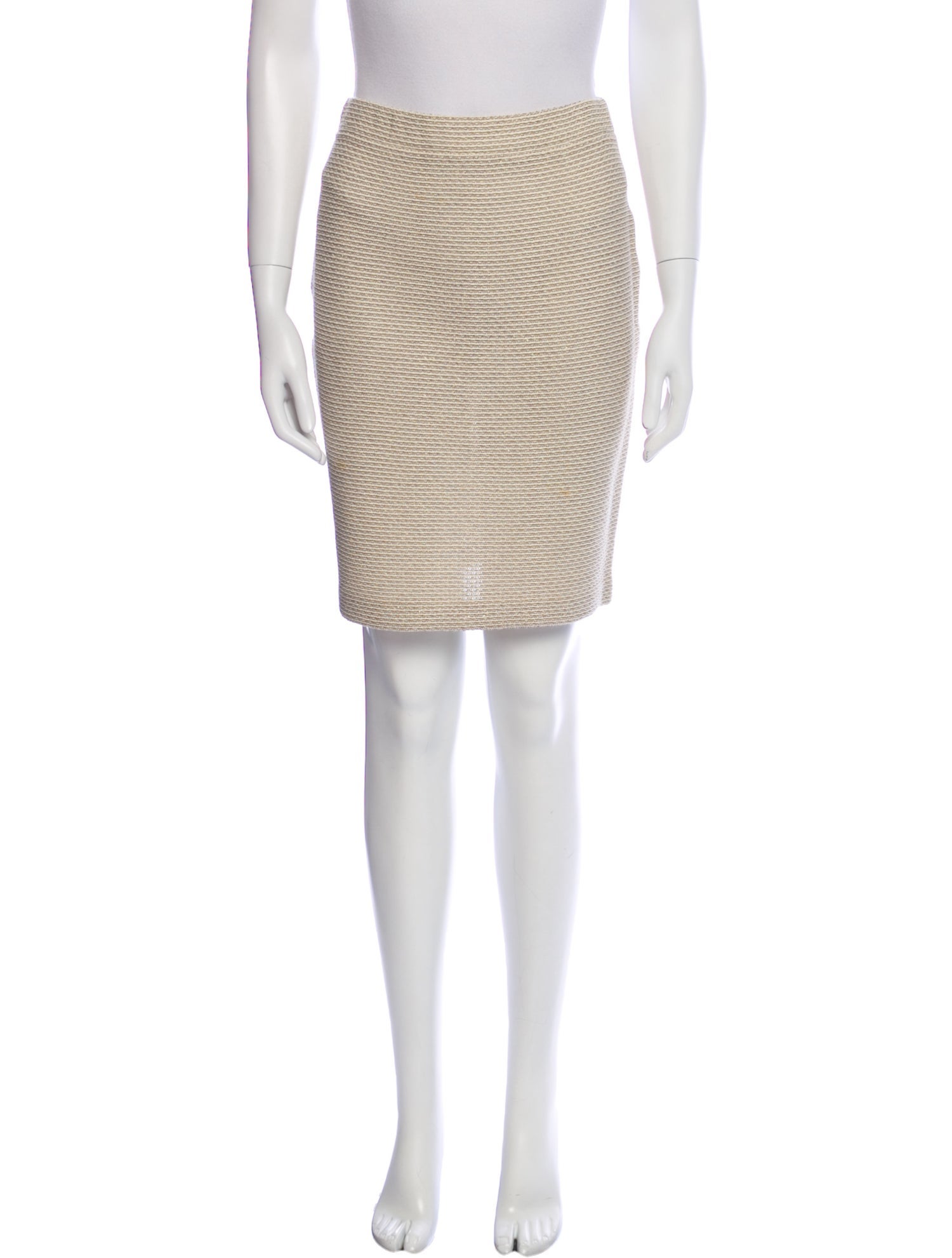 St. John Collection Wool Mini Skirt