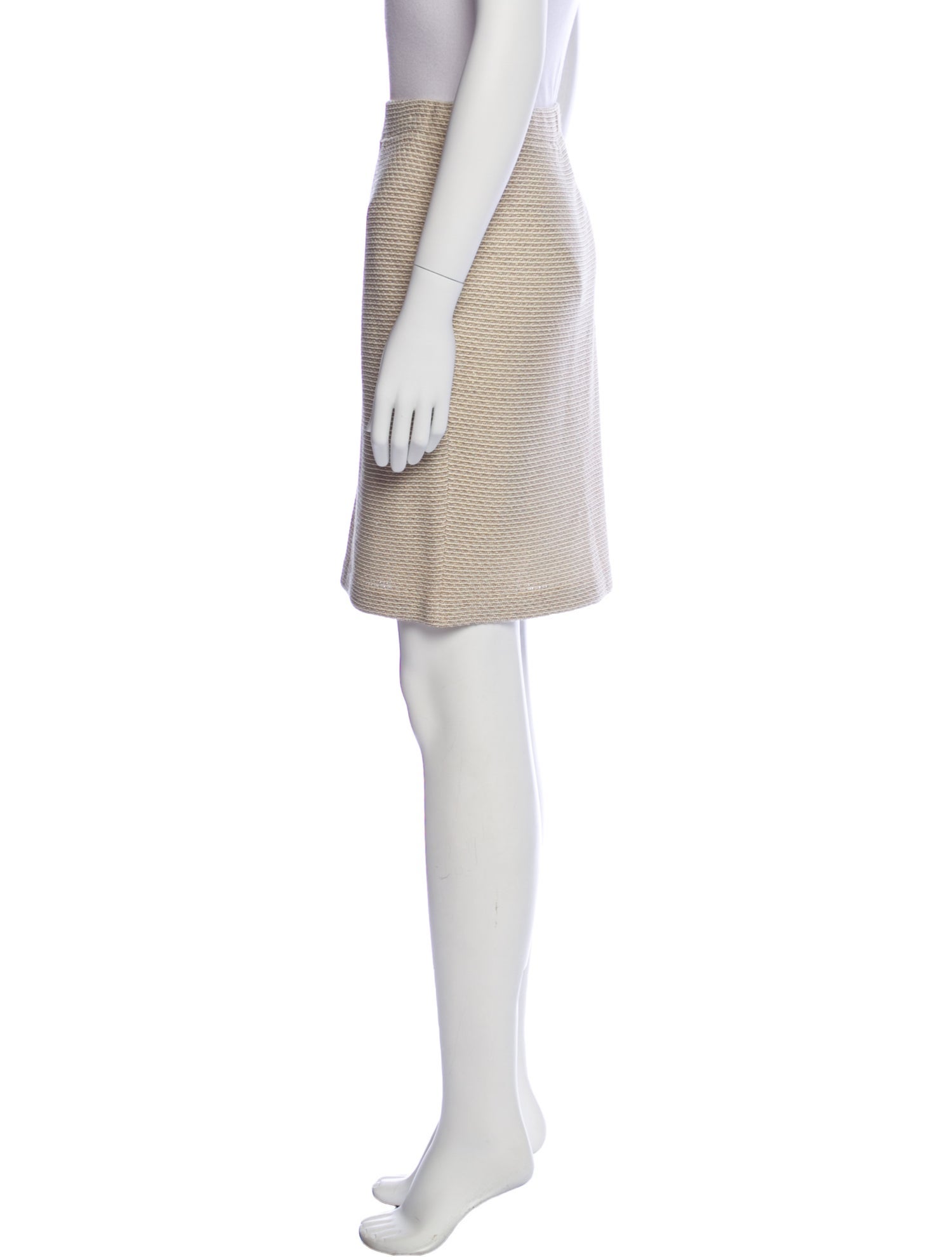 St. John Collection Wool Mini Skirt