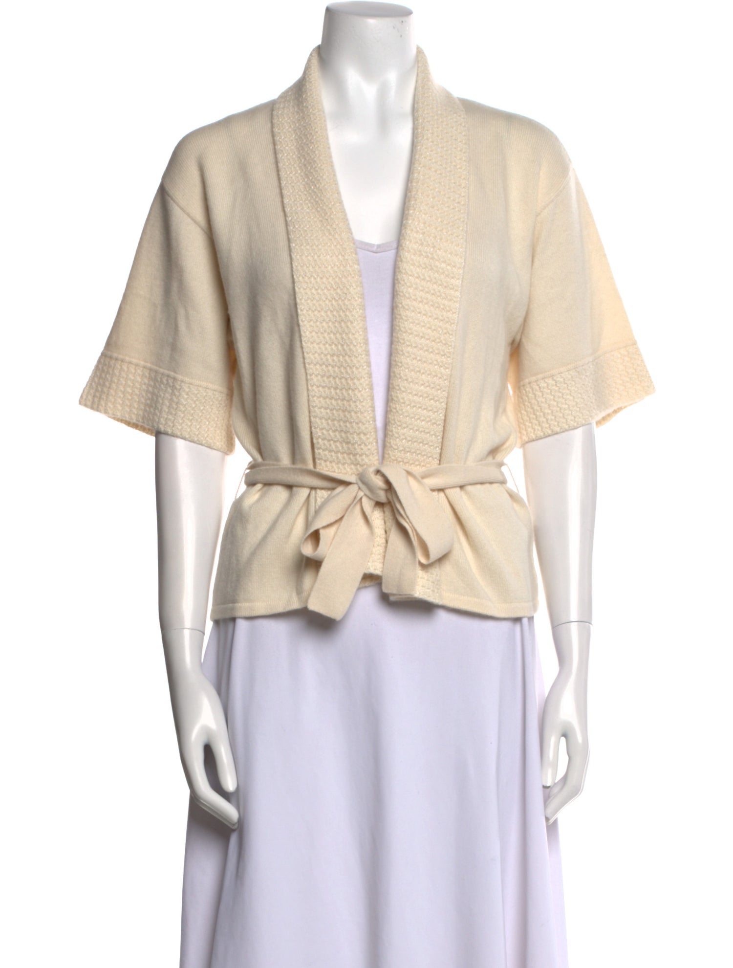 St. John Collection Plunge Neckline Sweater