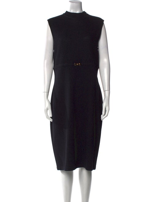 St. John Collection Wool Midi Length Dress