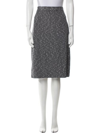 St. John Collection Printed Knee-Length Skirt