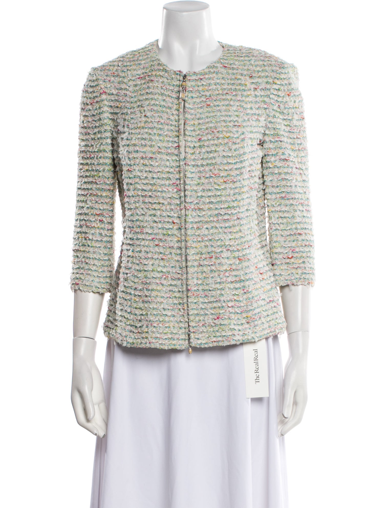 St. John Collection Tweed Tweed Pattern Jacket