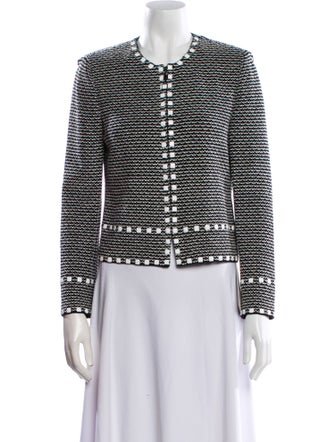 St. John Collection Printed Evening Jacket