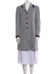 St. John Collection Wool Tweed Pattern Coat