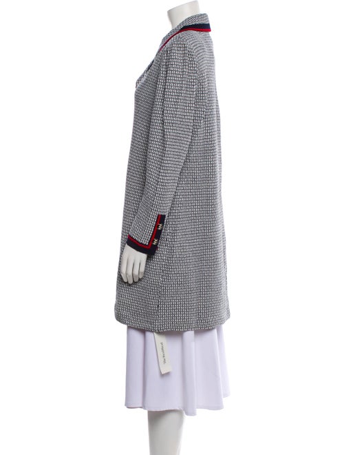 St. John Collection Wool Tweed Pattern Coat