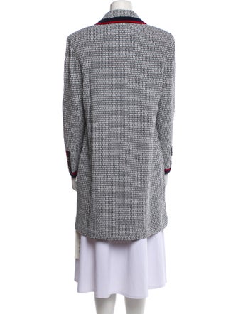 St. John Collection Wool Tweed Pattern Coat