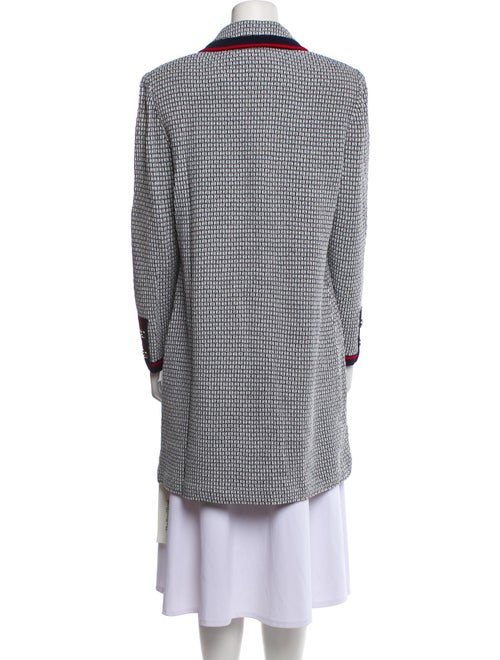 St. John Collection Wool Tweed Pattern Coat