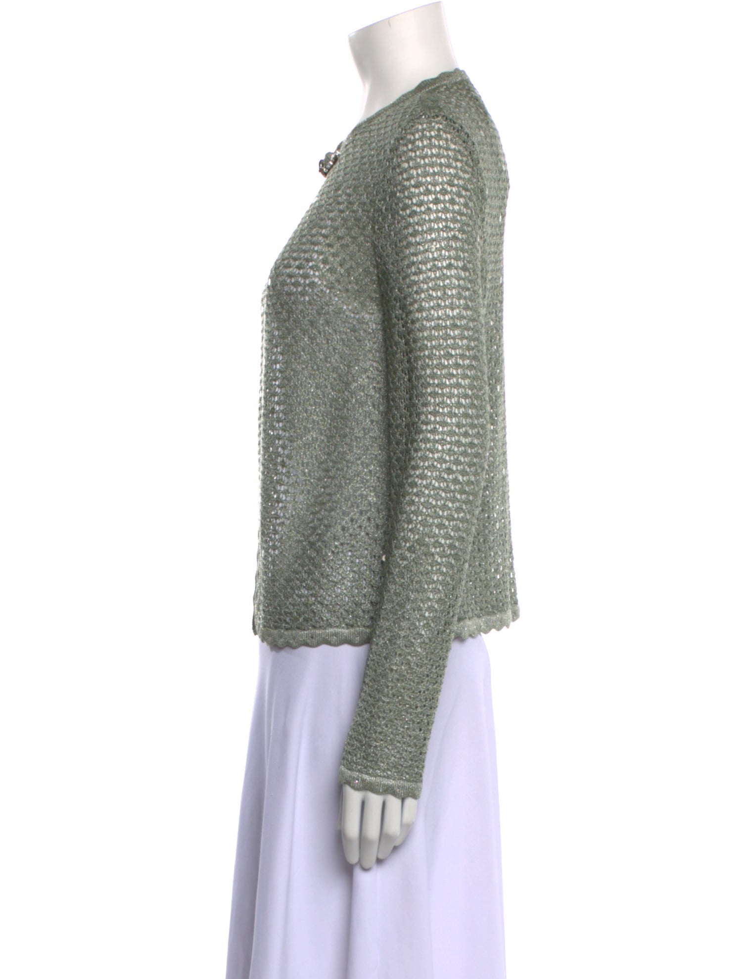 St. John Evening Crew Neck Sweater