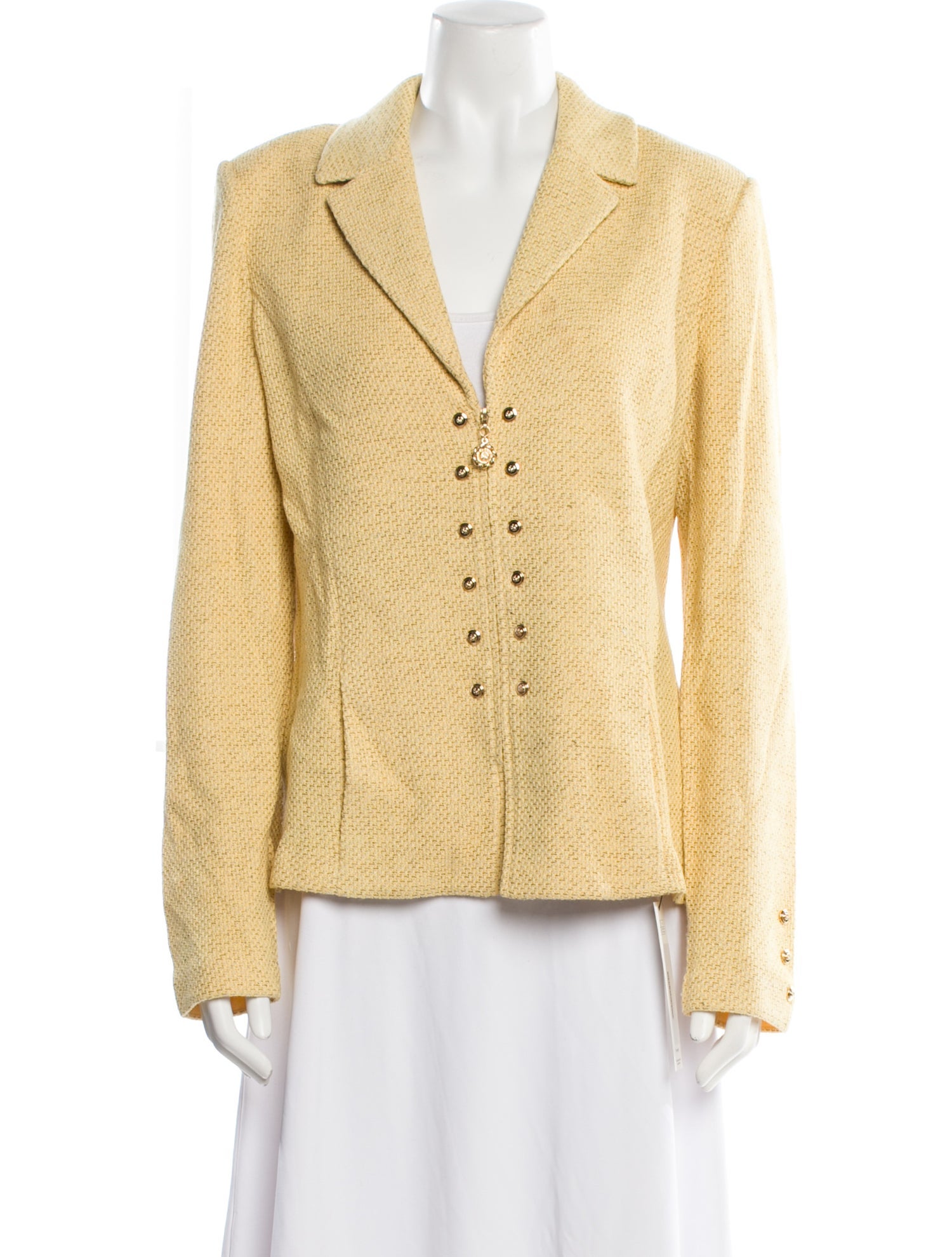 St. John Collection Tweed Pattern Blazer