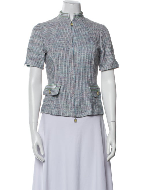 St. John Collection Tweed Pattern Evening Jacket