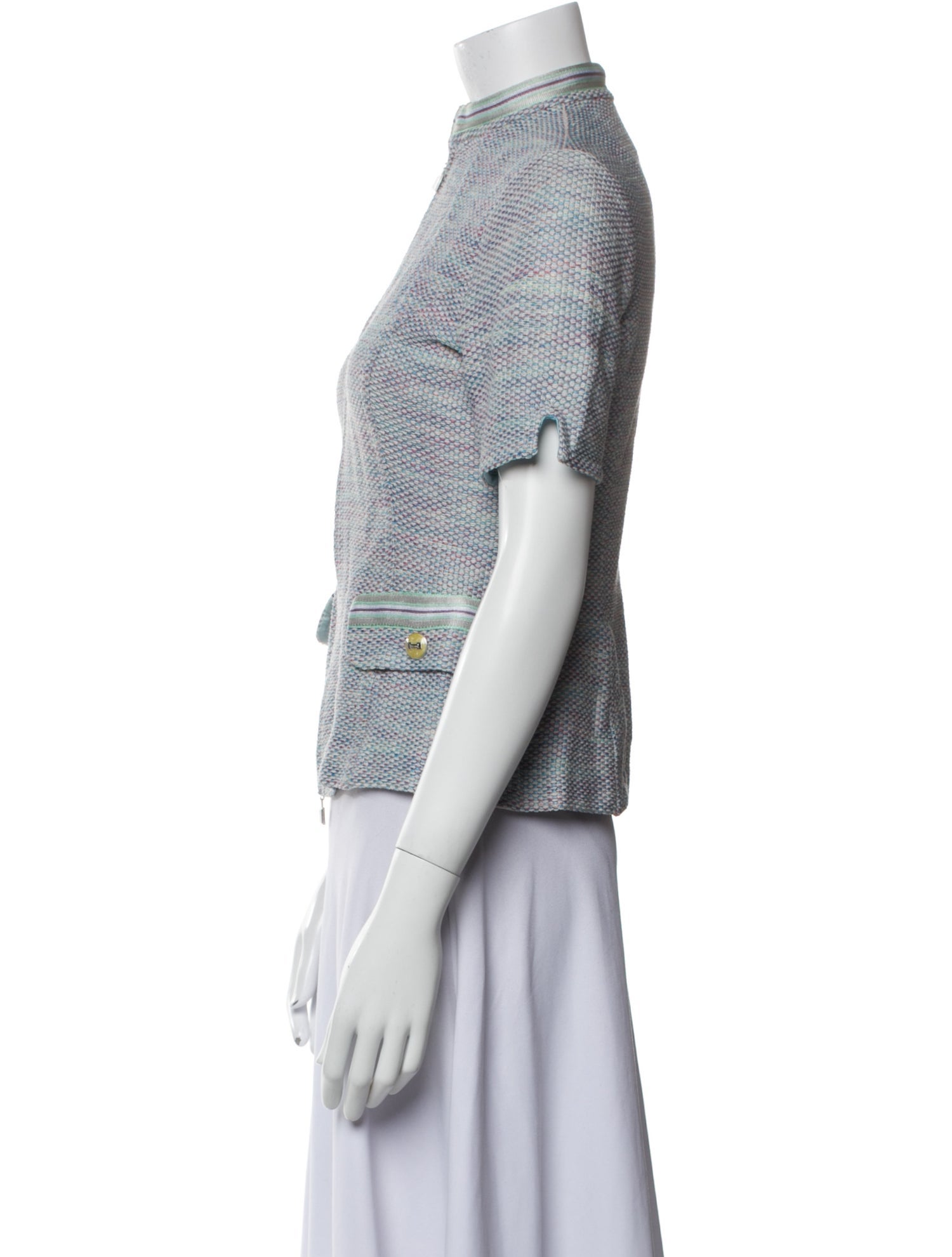 St. John Collection Tweed Pattern Evening Jacket