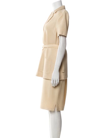 St. John Collection Wool Skirt Set