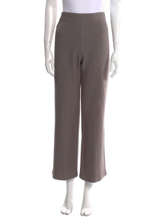 St. John Collection Wool Wide Leg Pants