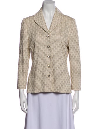 St. John Collection Printed Blazer
