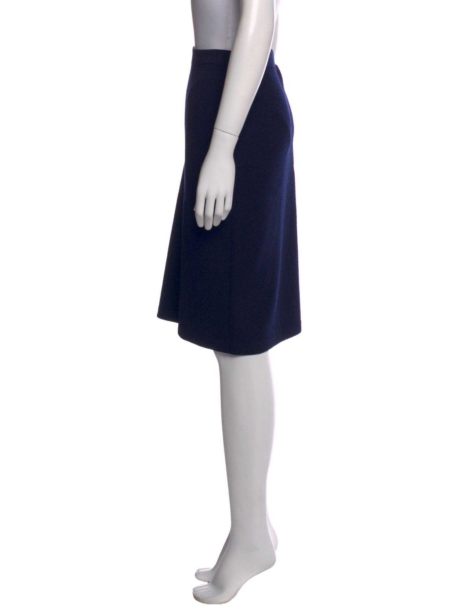 St. John Collection Wool Knee-Length Skirt