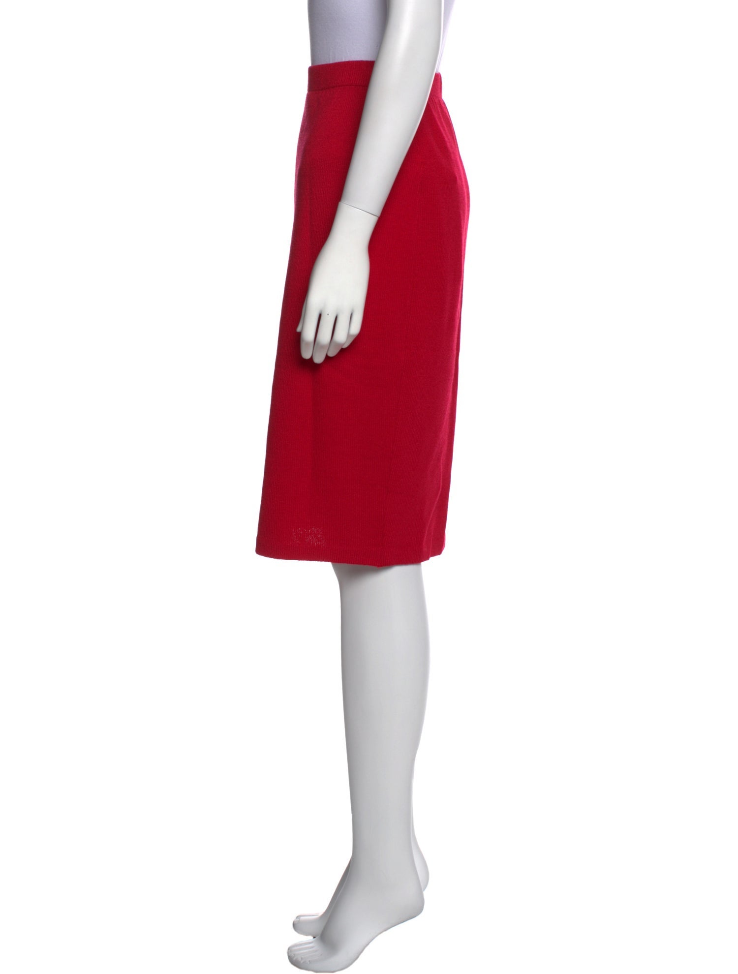 St. John Collection Wool Knee-Length Skirt
