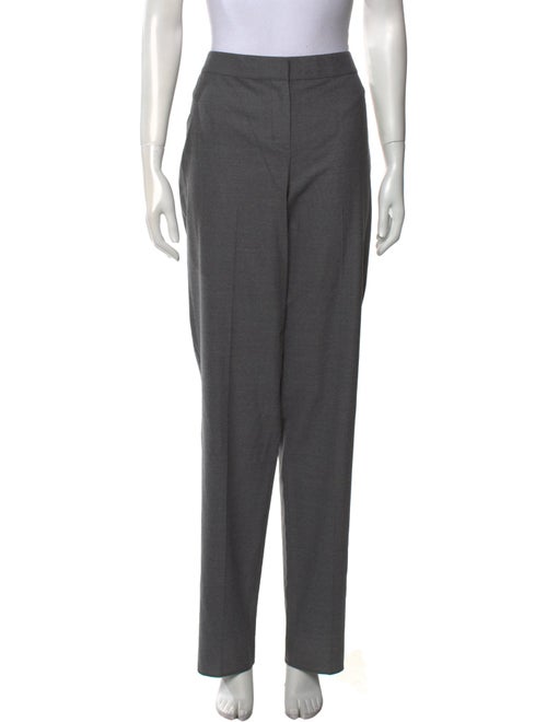 St. John Collection Wool Straight Leg Pants