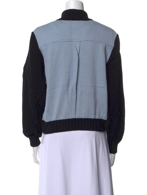 St. John Collection Colorblock Pattern Sweater