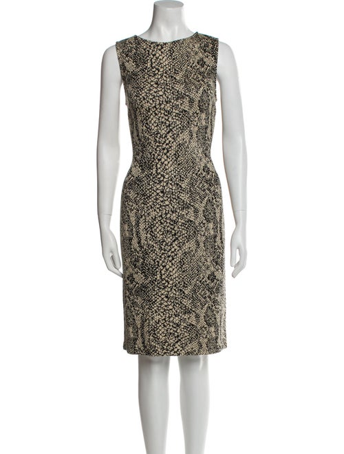 St. John Collection Wool Knee-Length Dress