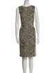 St. John Collection Wool Knee-Length Dress