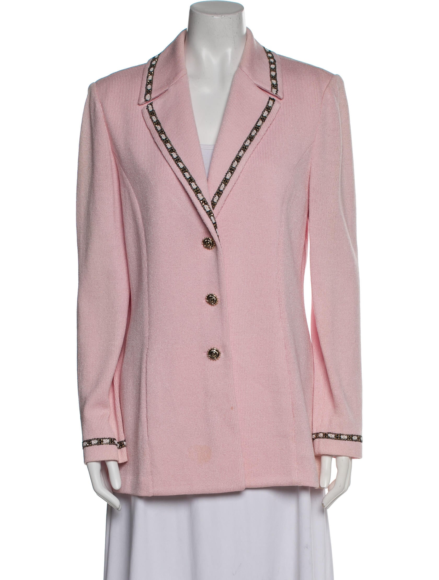 St. John Collection Tweed Pattern Blazer