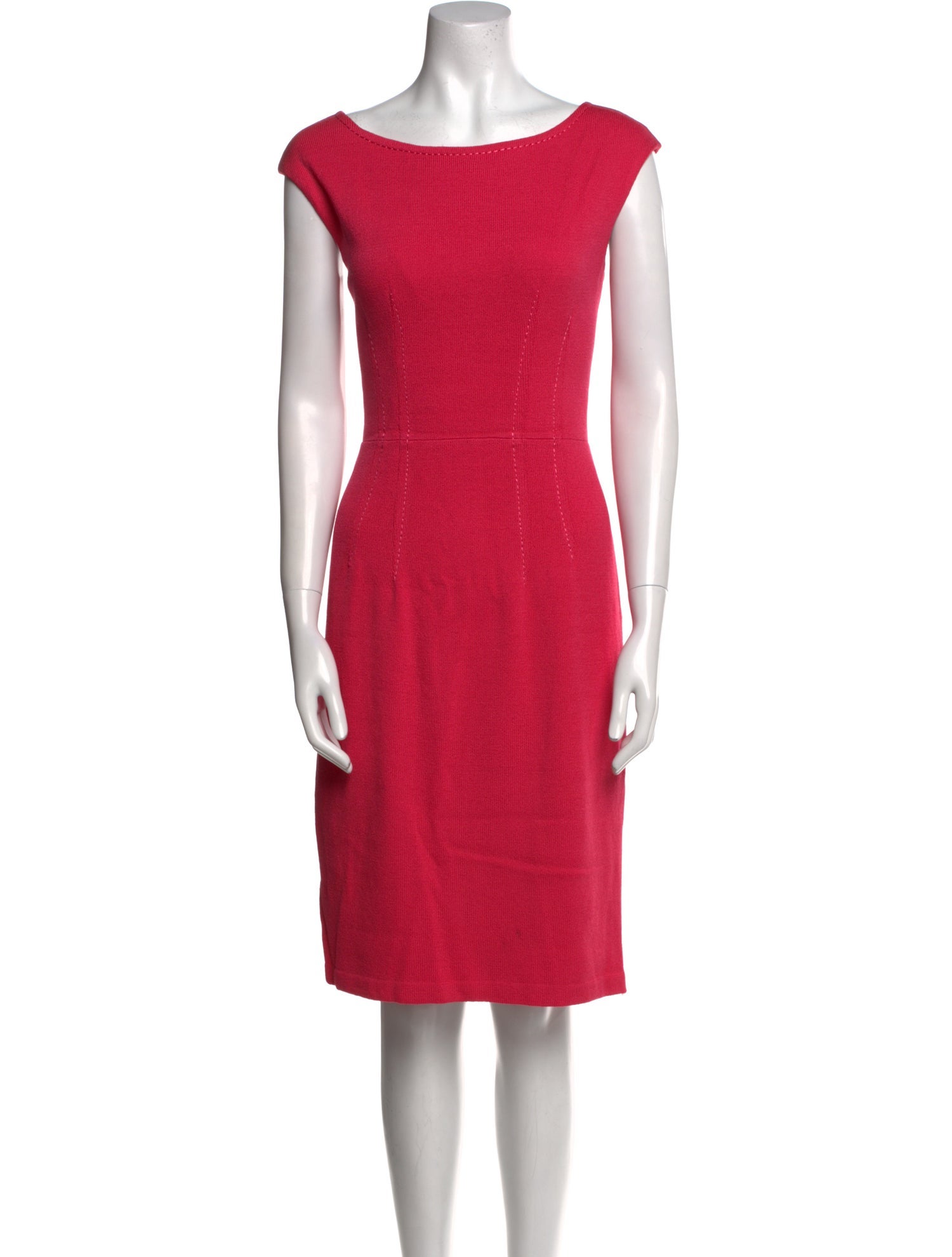 St. John Collection Wool Knee-Length Dress