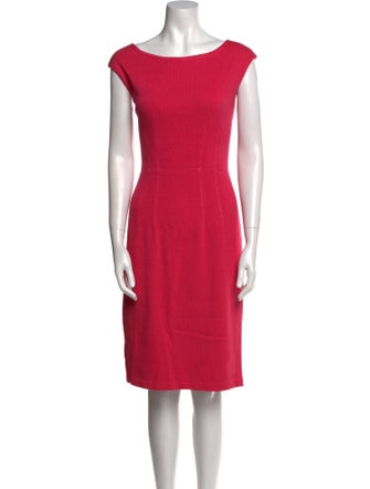 St. John Collection Wool Knee-Length Dress