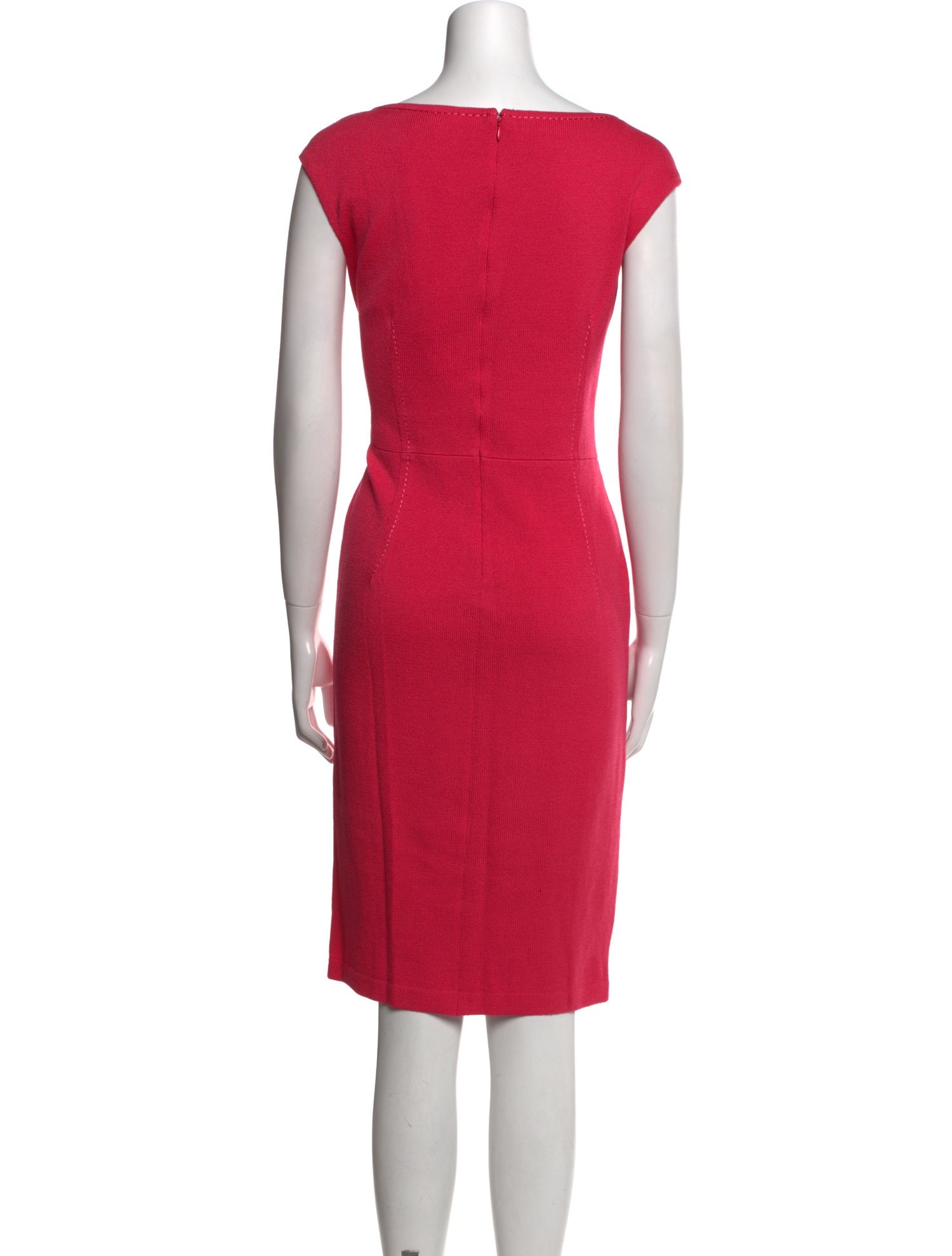 St. John Collection Wool Knee-Length Dress