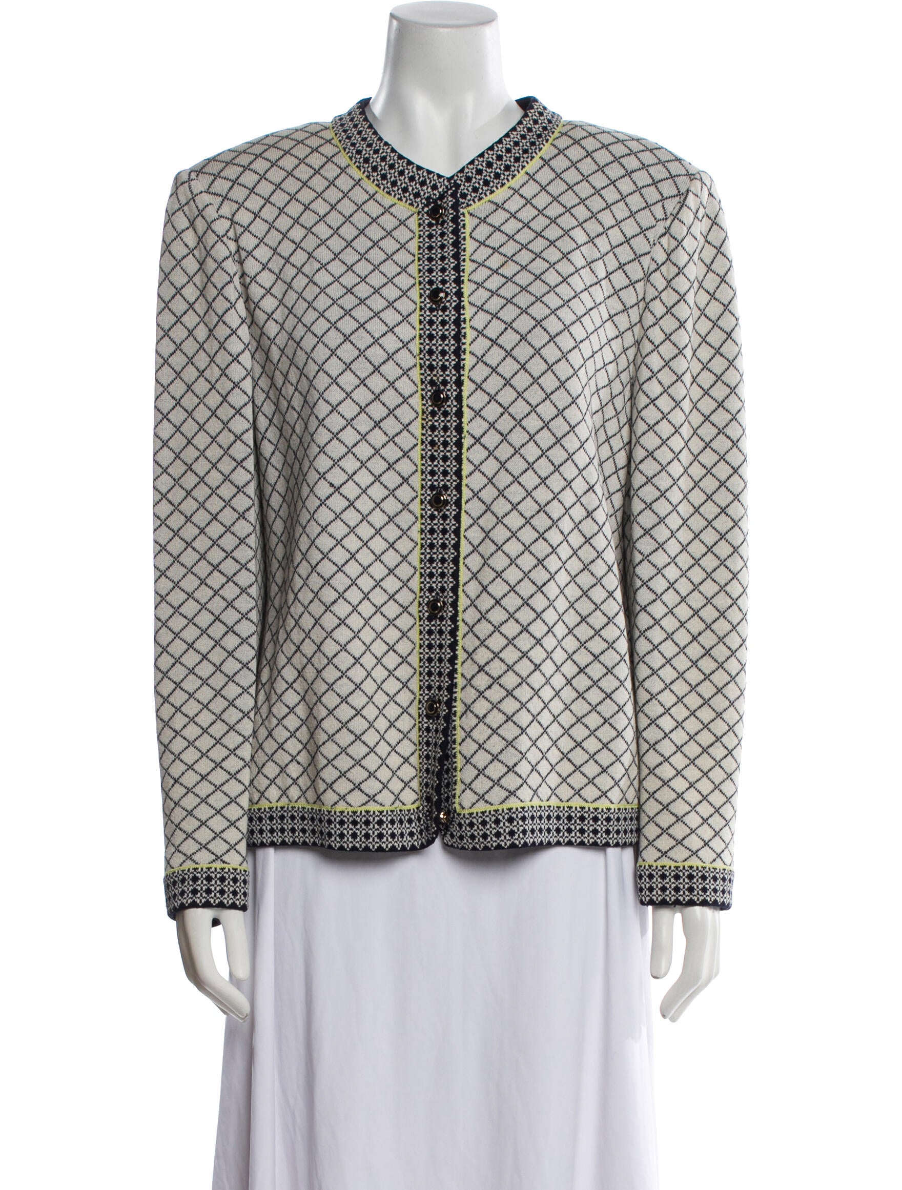 St. John Collection Printed Evening Jacket