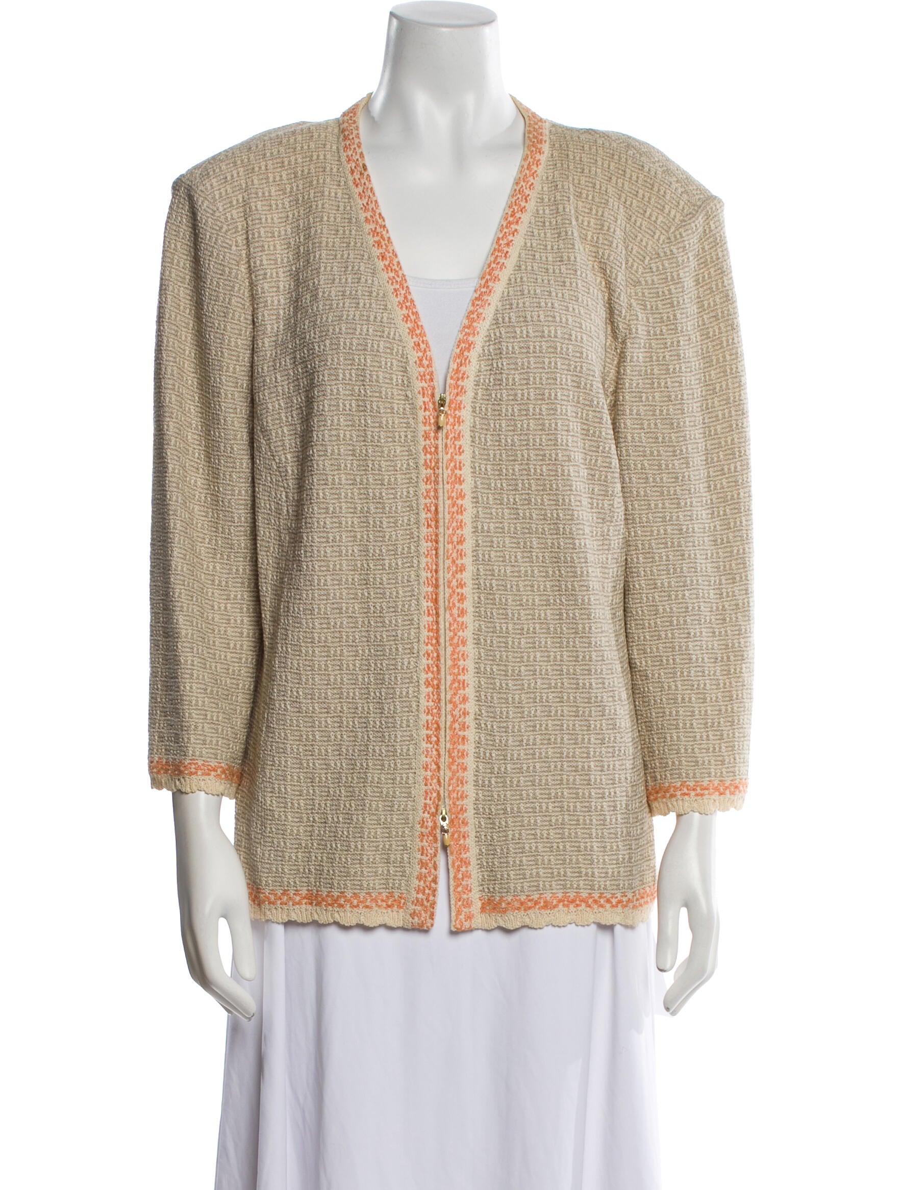 St. John Collection Wool Printed Jacket