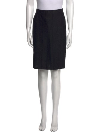 St. John Collection Wool Knee-Length Skirt