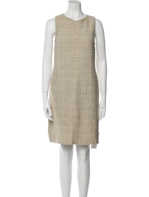 St. John Collection Printed Mini Dress