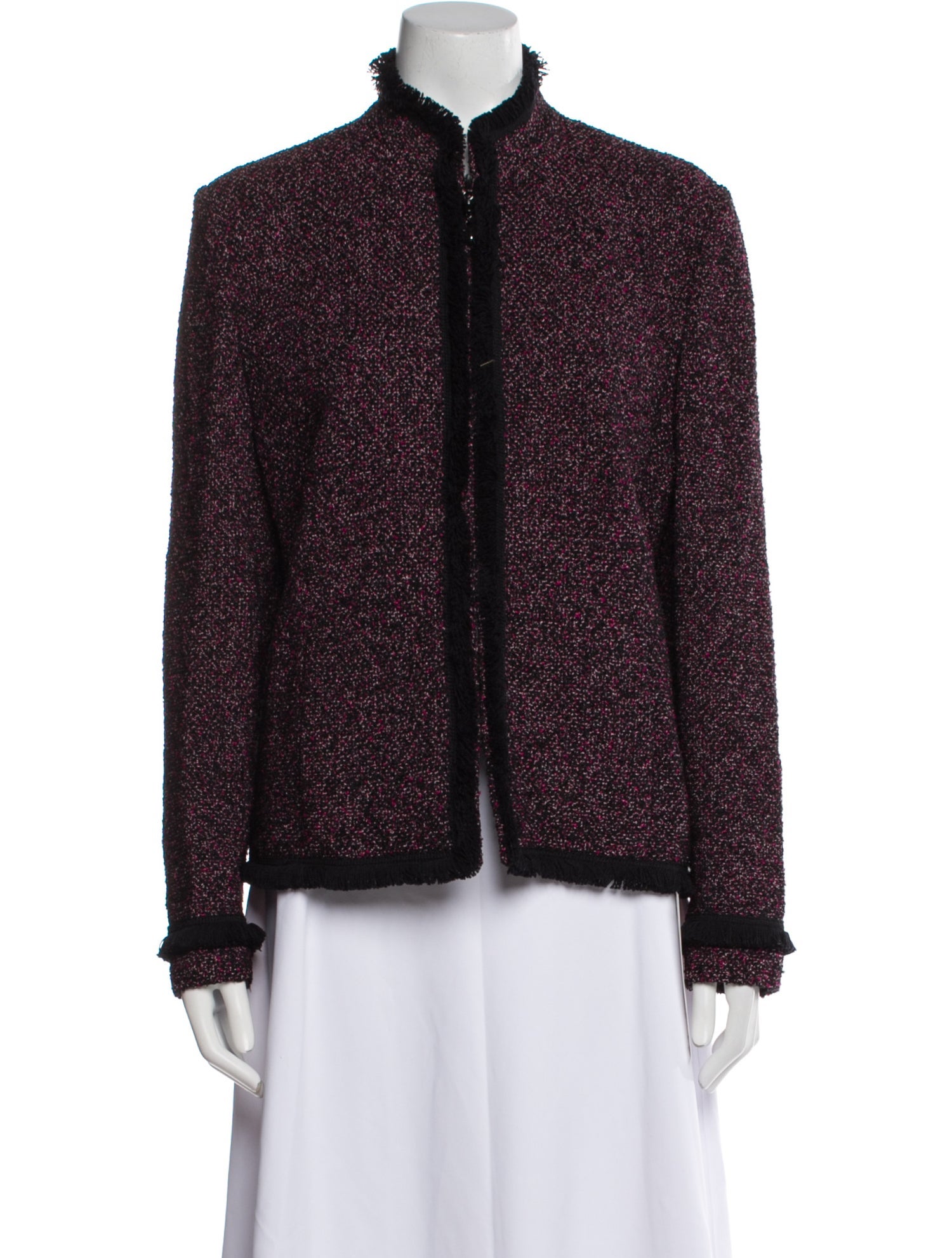 St. John Collection Tweed Pattern Evening Jacket