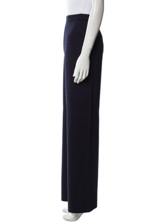 St. John Collection Wool Wide Leg Pants