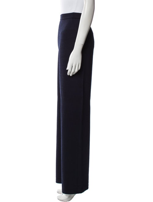 St. John Collection Wool Wide Leg Pants