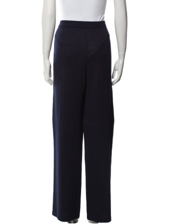 St. John Collection Wool Wide Leg Pants