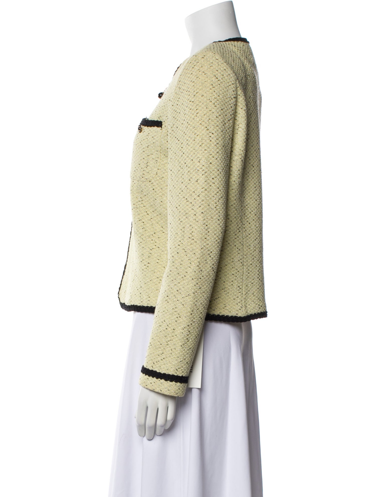 St. John Collection Colorblock Pattern Evening Jacket