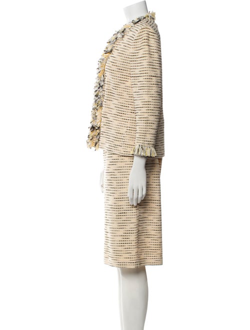 St. John Collection Tweed Pattern Skirt Set