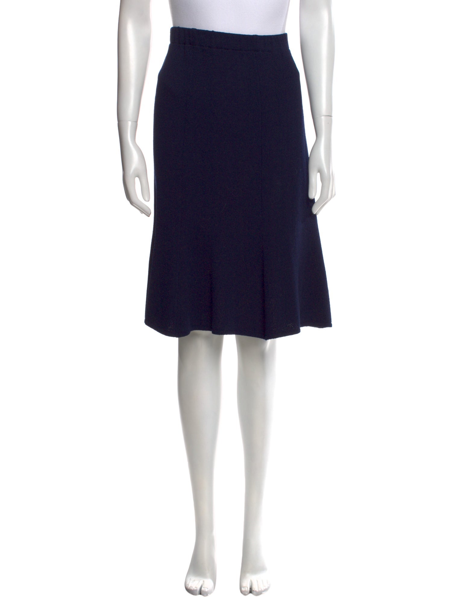 St. John Collection Wool Knee-Length Skirt