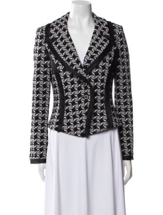 St. John Collection Wool Printed Blazer