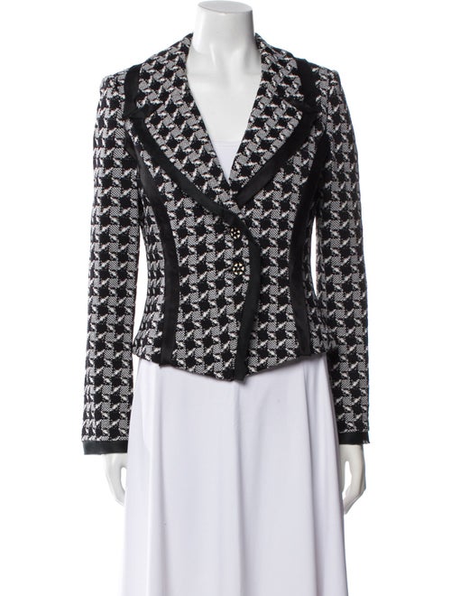 St. John Collection Wool Printed Blazer