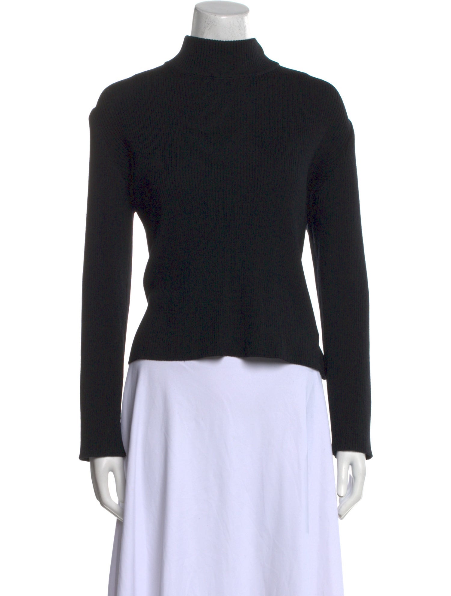 St. John Collection Mock Neck Sweater