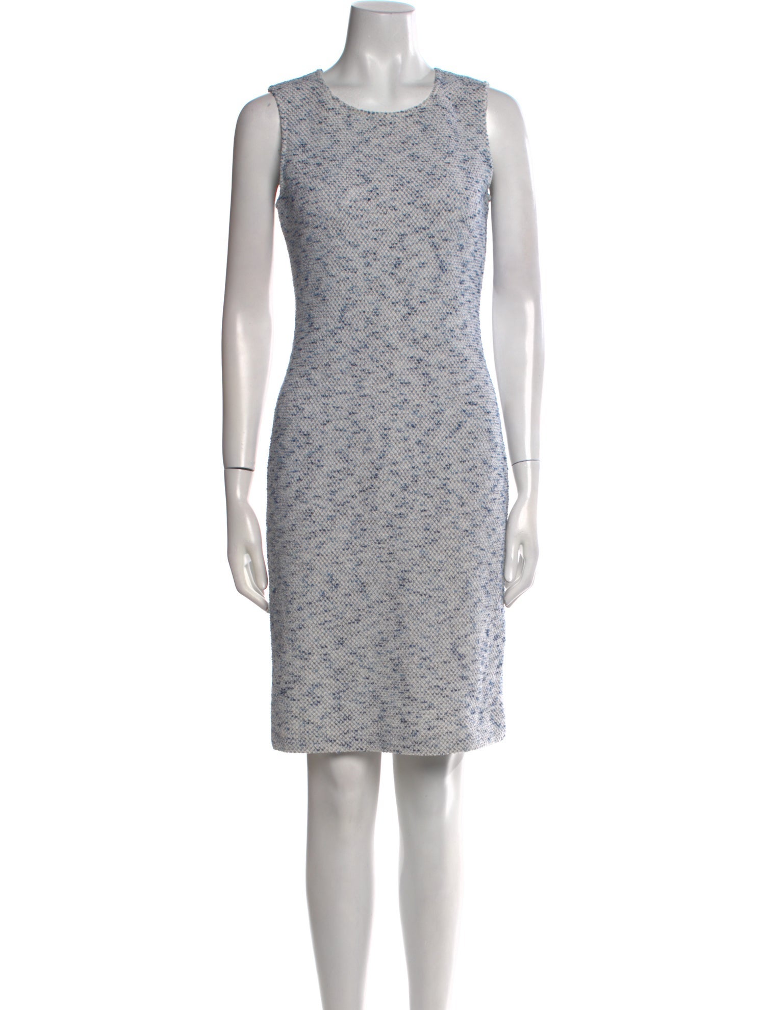 St. John Collection Crew Neck Knee-Length Dress