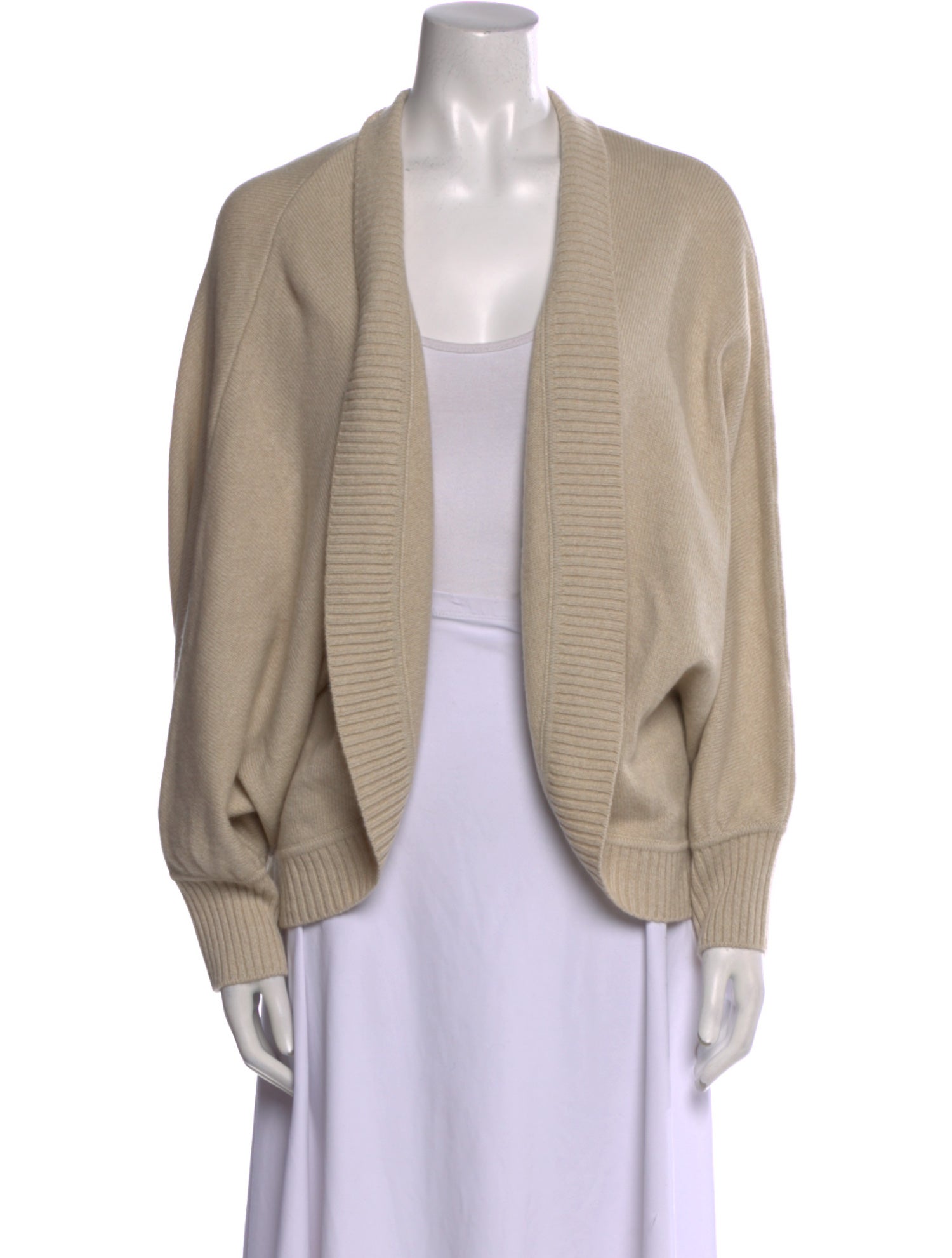 St. John Collection Cashmere Open Front Sweater