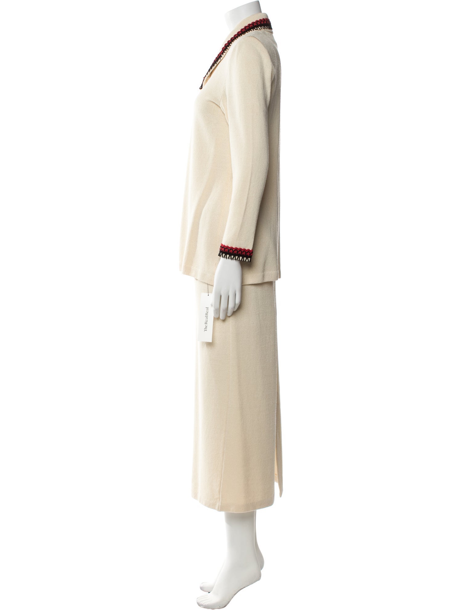 St. John Collection Wool Skirt Suit