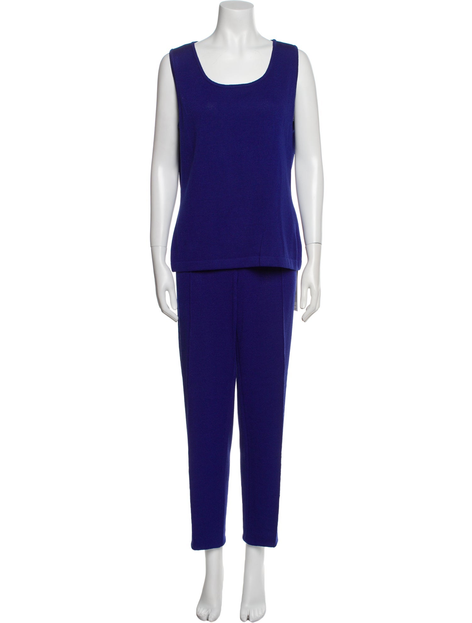 St. John Collection Wool Pant Set